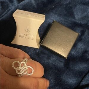Avon CZ Infinite Romance Silver Ring